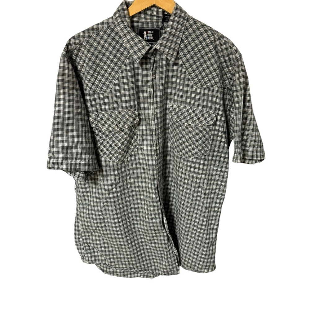 Rock Creek Ranch mens short‎ sleeve western shirt size XLT, snap closure